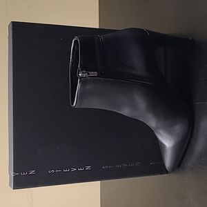 Steven Women's Cushioned Comfort Jenn Leather Booties Black 9.5 M